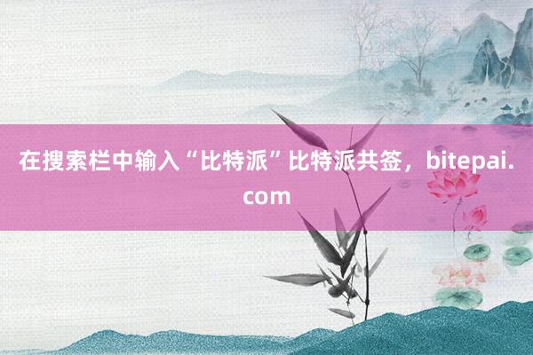 在搜索栏中输入“比特派”比特派共签，bitepai.com