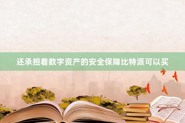 还承担着数字资产的安全保障比特派可以买