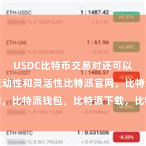 USDC比特币交易对还可以提高交易的流动性和灵活性比特派官网，比特派钱包，比特派下载，比特派App